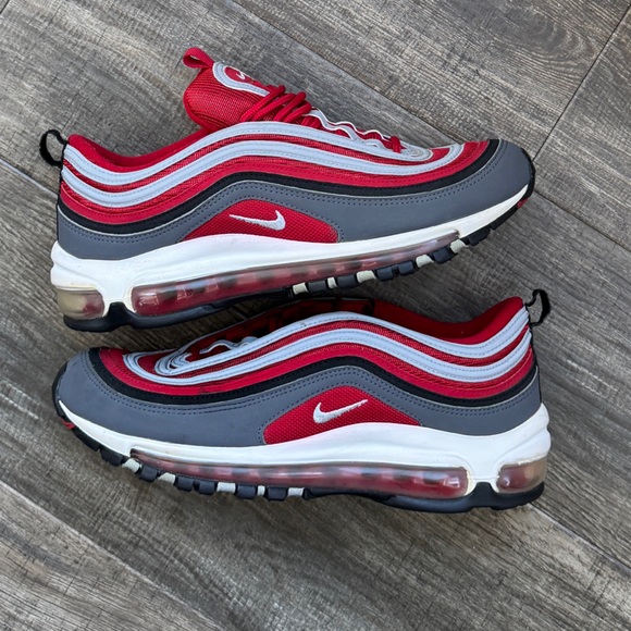Nike Shoes - Nike air max 97 red black white 7 8.5